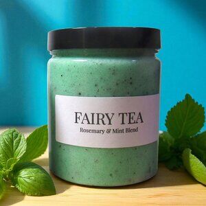 NEW! Sea Salt Body Scrub. Spearmint & Rosemary scent. Natural skin care.